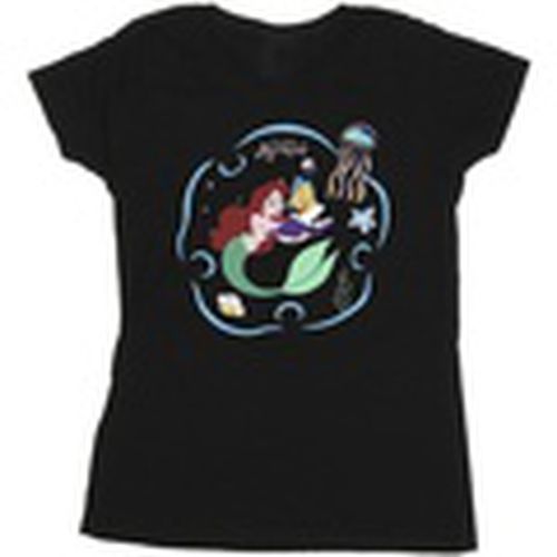 Camiseta manga larga The Little Mermaid Reading A Book para mujer - Disney - Modalova