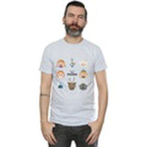 Camiseta manga larga Frozen Heads para hombre - Disney - Modalova