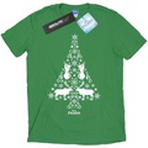 Camiseta manga larga Frozen Christmas Tree para hombre - Disney - Modalova