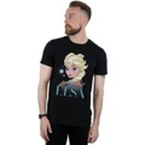 Camiseta manga larga Frozen Elsa Snowflake Portrait para hombre - Disney - Modalova