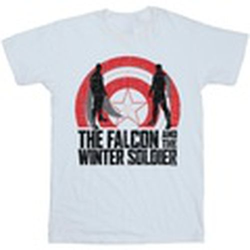 Camiseta manga larga The Falcon And The Winter Soldier Shield Silhouettes para hombre - Marvel - Modalova