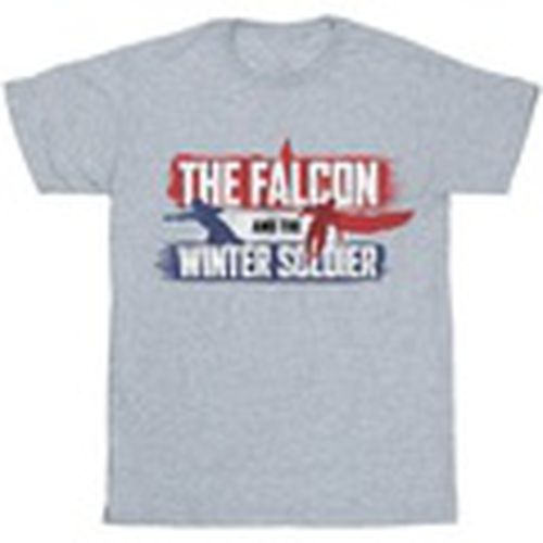 Camiseta manga larga The Falcon And The Winter Soldier Action Logo para hombre - Marvel - Modalova