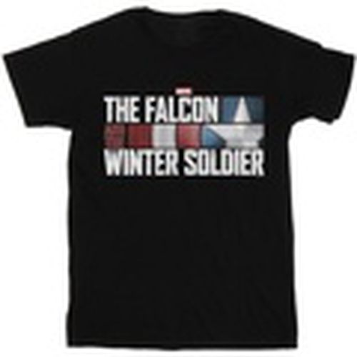Camiseta manga larga The Falcon And The Winter Soldier Logo para hombre - Marvel - Modalova