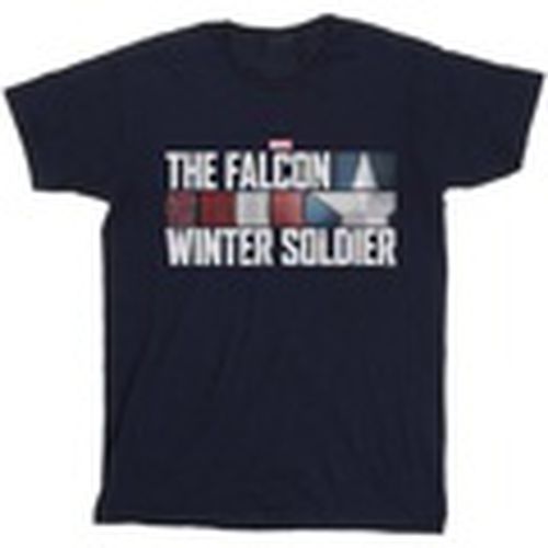 Camiseta manga larga The Falcon And The Winter Soldier Logo para hombre - Marvel - Modalova