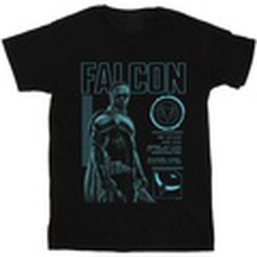 Camiseta manga larga The Falcon And The Winter Soldier Falcon Bio para hombre - Marvel - Modalova