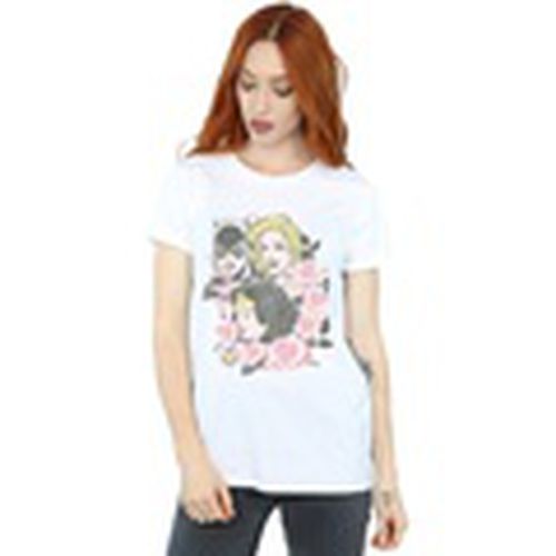 Camiseta manga larga Super Powers Floral Frame para mujer - Dc Comics - Modalova