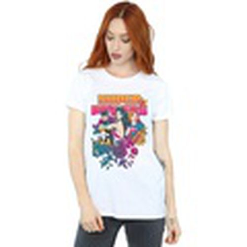 Camiseta manga larga Super Powers Neon Floral para mujer - Dc Comics - Modalova