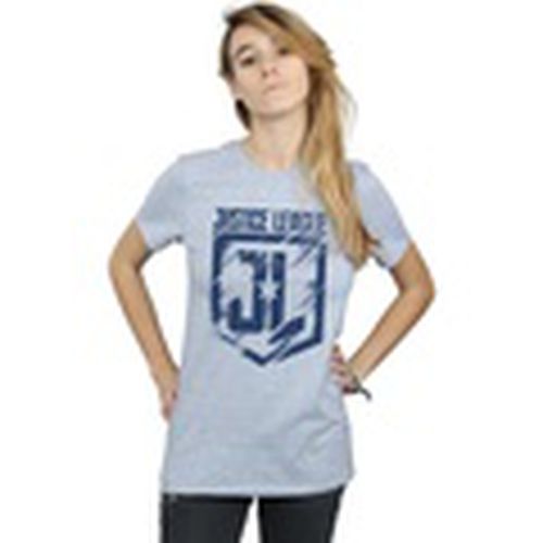 Camiseta manga larga Justice League para mujer - Dc Comics - Modalova