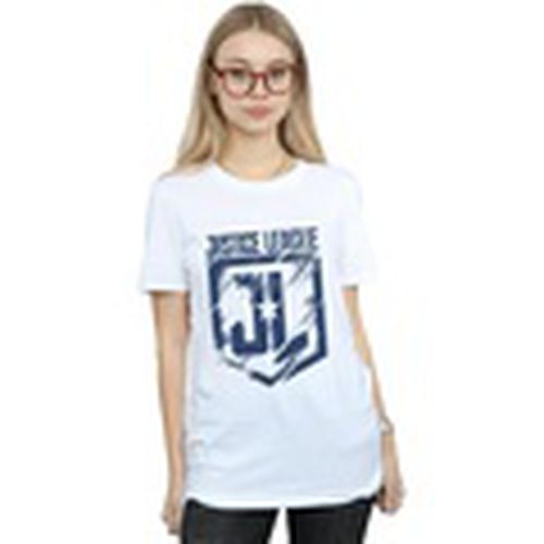 Camiseta manga larga Justice League para mujer - Dc Comics - Modalova