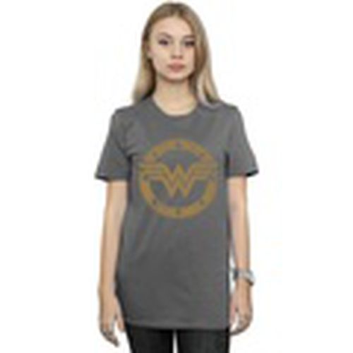 Camiseta manga larga Wonder Woman Shield para mujer - Dc Comics - Modalova