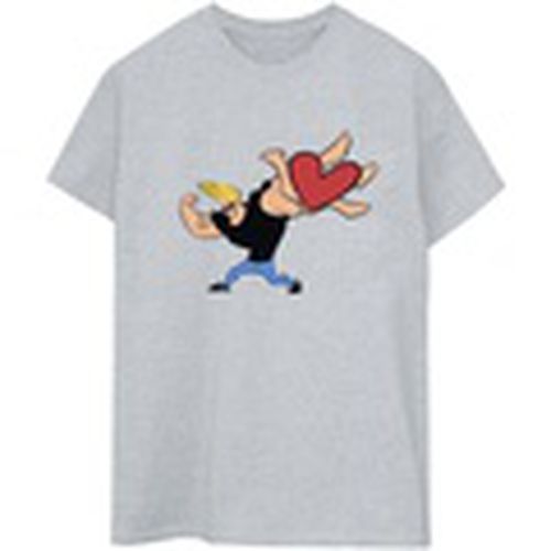 Camiseta manga larga Heart Present para mujer - Johnny Bravo - Modalova