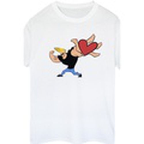 Camiseta manga larga Heart Present para mujer - Johnny Bravo - Modalova