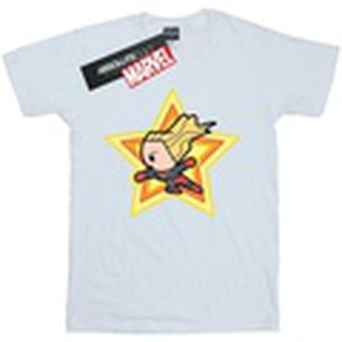 Camiseta manga larga Kawaii Captain para mujer - Marvel - Modalova