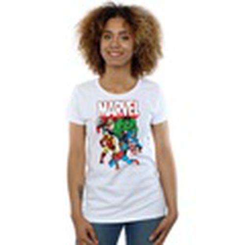 Camiseta manga larga Hero Group para mujer - Marvel - Modalova