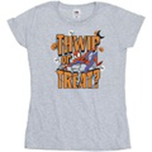 Camiseta manga larga Thwip Or Treat para mujer - Marvel - Modalova