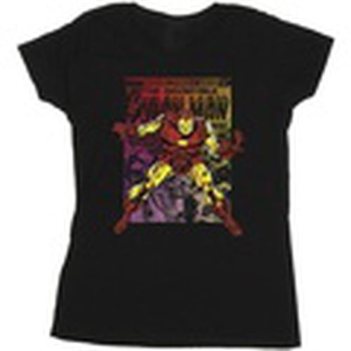 Camiseta manga larga Iron Man Gradient Comic para mujer - Marvel - Modalova