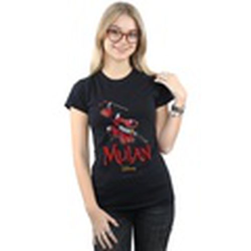 Camiseta manga larga Mulan Movie Pose para mujer - Disney - Modalova