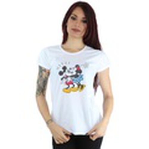 Camiseta manga larga Mickey And Minnie Kiss para mujer - Disney - Modalova