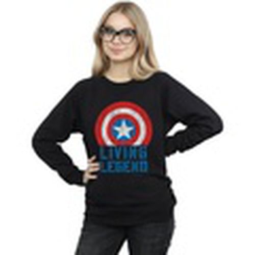 Jersey Captain America Living Legend para mujer - Marvel - Modalova