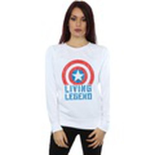 Jersey Captain America Living Legend para mujer - Marvel - Modalova