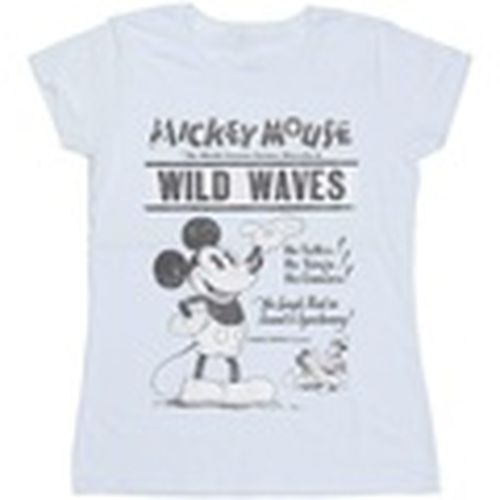Camiseta manga larga Mickey Mouse Making Waves para mujer - Disney - Modalova