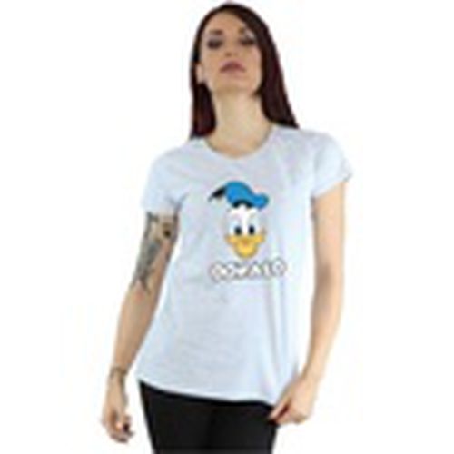 Camiseta manga larga Donald Duck Face para mujer - Disney - Modalova