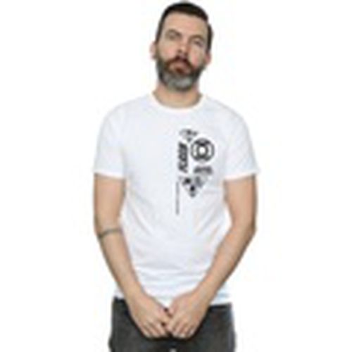 Camiseta manga larga Justice League para hombre - Dc Comics - Modalova