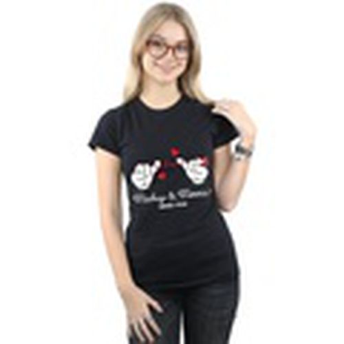Camiseta manga larga Mickey Mouse Love Hands para mujer - Disney - Modalova