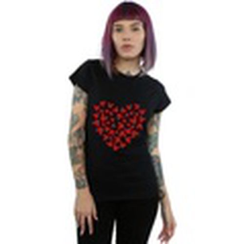 Camiseta manga larga Mickey Mouse Heart Silhouette para mujer - Disney - Modalova