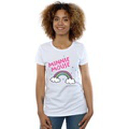 Camiseta manga larga Minnie Mouse Rainbow Dots para mujer - Disney - Modalova