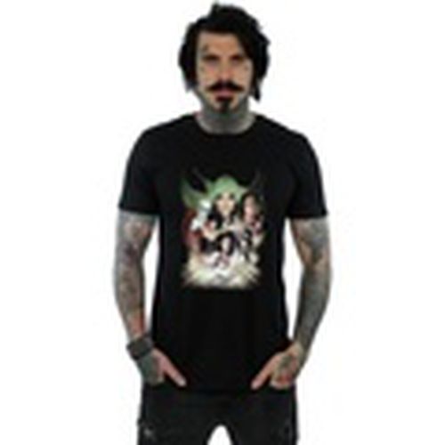 Camiseta manga larga Justice League para hombre - Dc Comics - Modalova