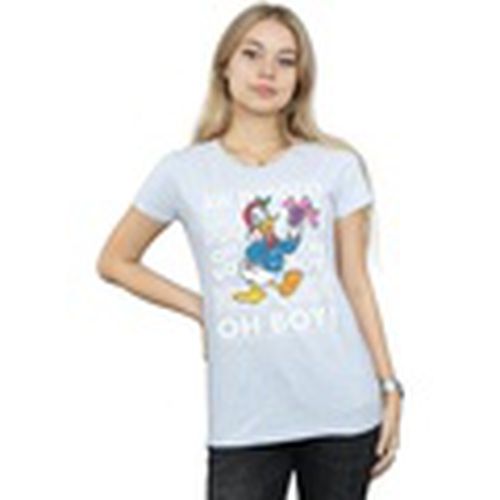 Camiseta manga larga Donald Duck Christmas Fair Isle para mujer - Disney - Modalova