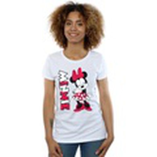 Camiseta manga larga Minnie Mouse Giggling para mujer - Disney - Modalova