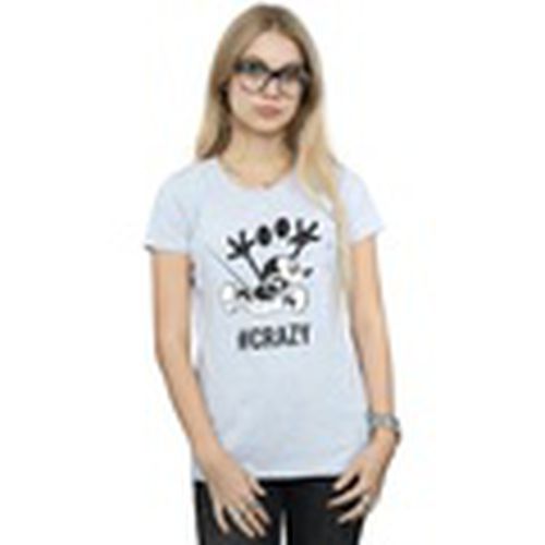 Camiseta manga larga Mickey Mouse Crazy para mujer - Disney - Modalova