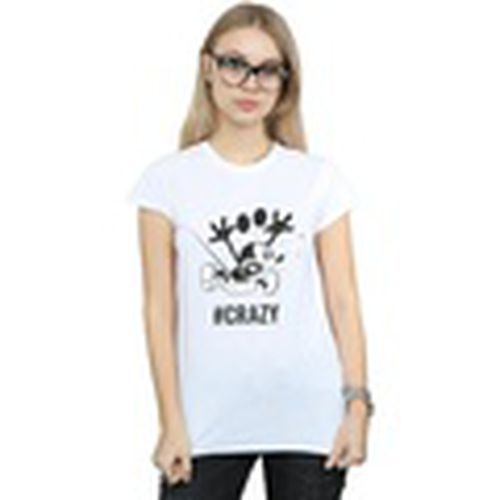 Camiseta manga larga Mickey Mouse Crazy para mujer - Disney - Modalova