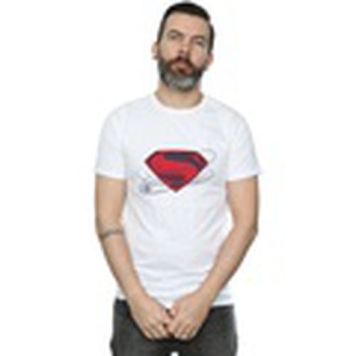 Camiseta manga larga Justice League Movie Superman Logo para hombre - Dc Comics - Modalova