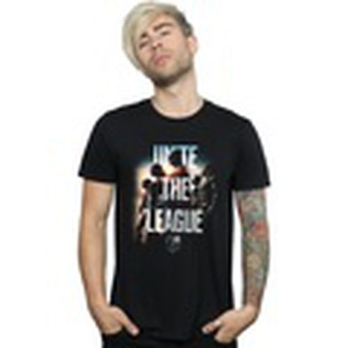 Camiseta manga larga Justice League Unite The League para hombre - Dc Comics - Modalova