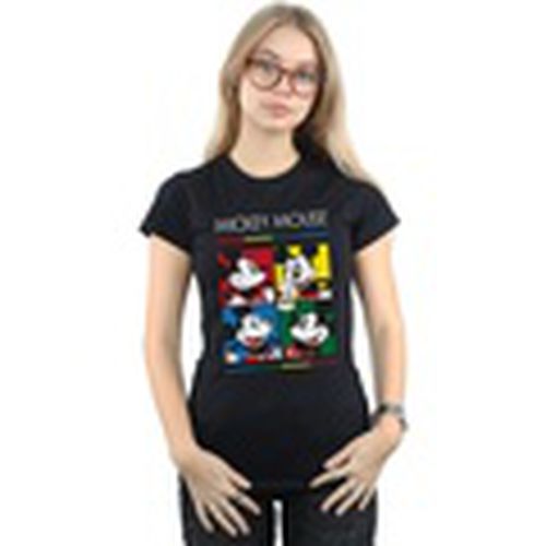 Camiseta manga larga Mickey Mouse Square Colour para mujer - Disney - Modalova
