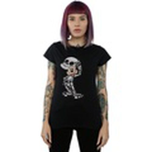 Camiseta manga larga Mickey Mouse Skeleton para mujer - Disney - Modalova
