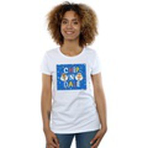 Camiseta manga larga Chip N Dale Blue Frame para mujer - Disney - Modalova