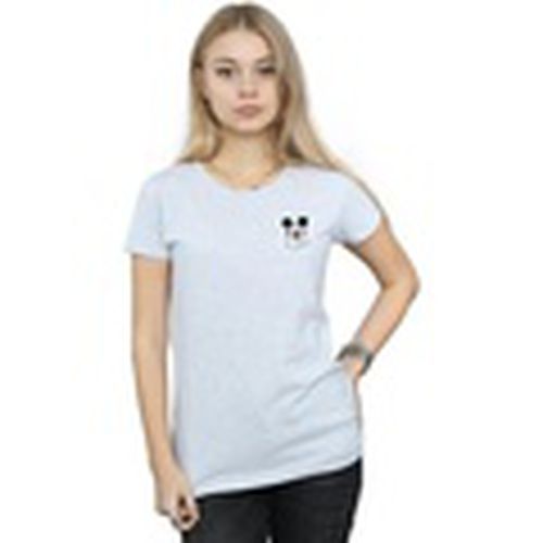 Camiseta manga larga Mickey Mouse Dont Speak Breast Print para mujer - Disney - Modalova