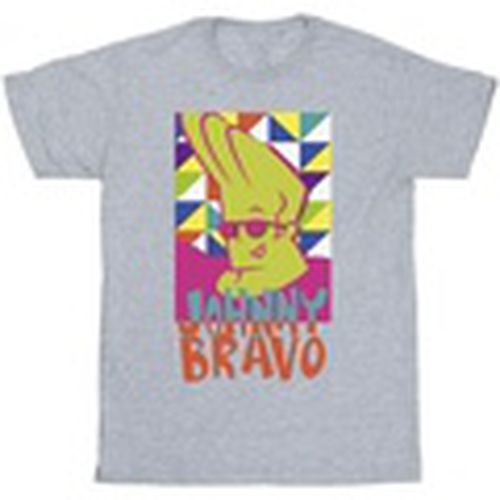 Camiseta manga larga Multi Triangles Pop Art para hombre - Johnny Bravo - Modalova