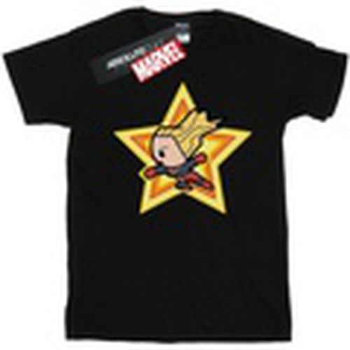 Camiseta manga larga Kawaii Captain para hombre - Marvel - Modalova