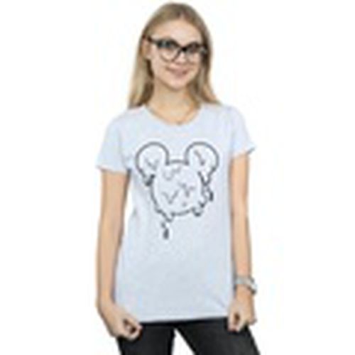 Camiseta manga larga Mickey Mouse Ice Cream Head para mujer - Disney - Modalova