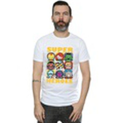 Camiseta manga larga Kawaii Super Heroes para hombre - Marvel - Modalova
