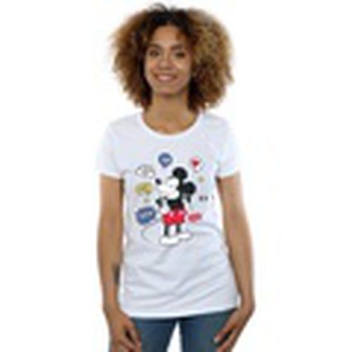 Camiseta manga larga Mickey Mouse Tongue Out para mujer - Disney - Modalova