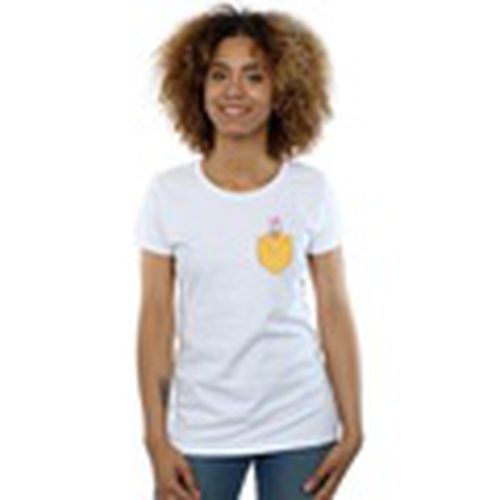 Camiseta manga larga Daisy Duck Faux Pocket para mujer - Disney - Modalova
