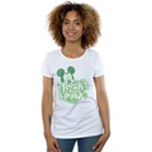 Camiseta manga larga Mickey Mouse Shamrock Pizza para mujer - Disney - Modalova