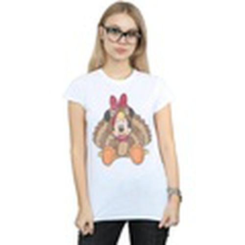 Camiseta manga larga Minnie Mouse Thanksgiving Turkey Costume para mujer - Disney - Modalova