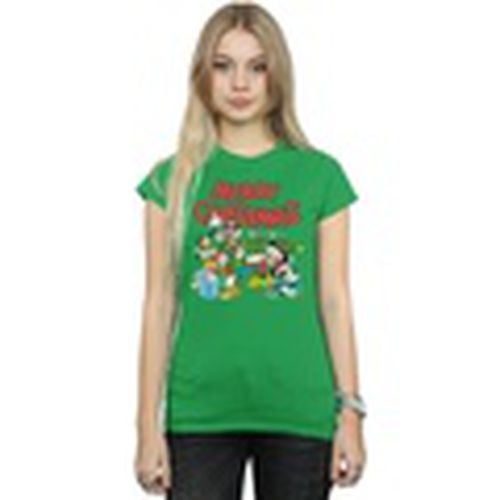 Camiseta manga larga Mickey Mouse And FriendsWinter Wishes para mujer - Disney - Modalova